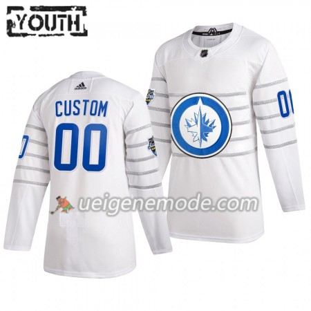 Kinder Winnipeg Jets Trikot Custom Weiß Adidas 2020 NHL All-Star Authentic